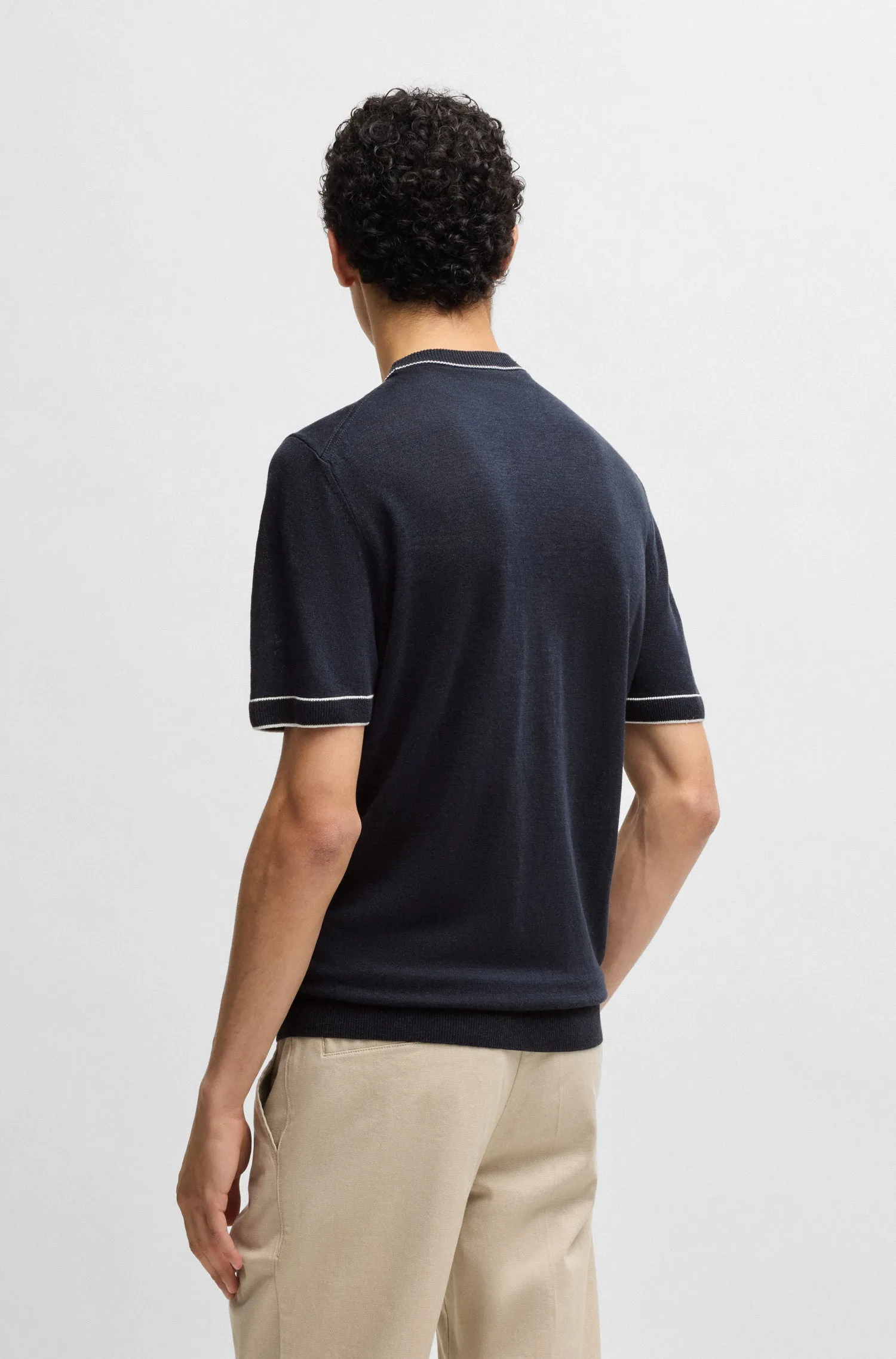 BOSS Sweaters Regular Fit in Viscose Mix - H-JIOVANNI 10270156 01-50537639