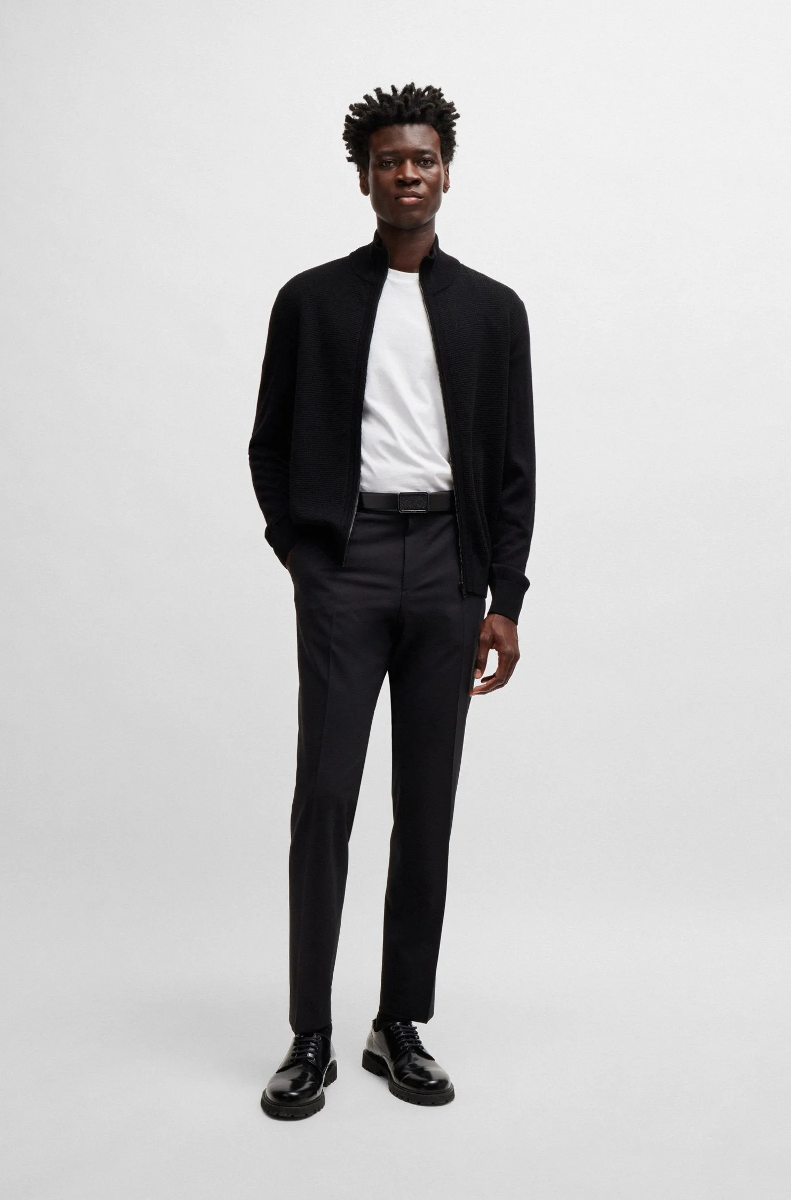 BOSS Sweaters Regular Fit in Wool - H-DAVETO 10261635 01-50519621