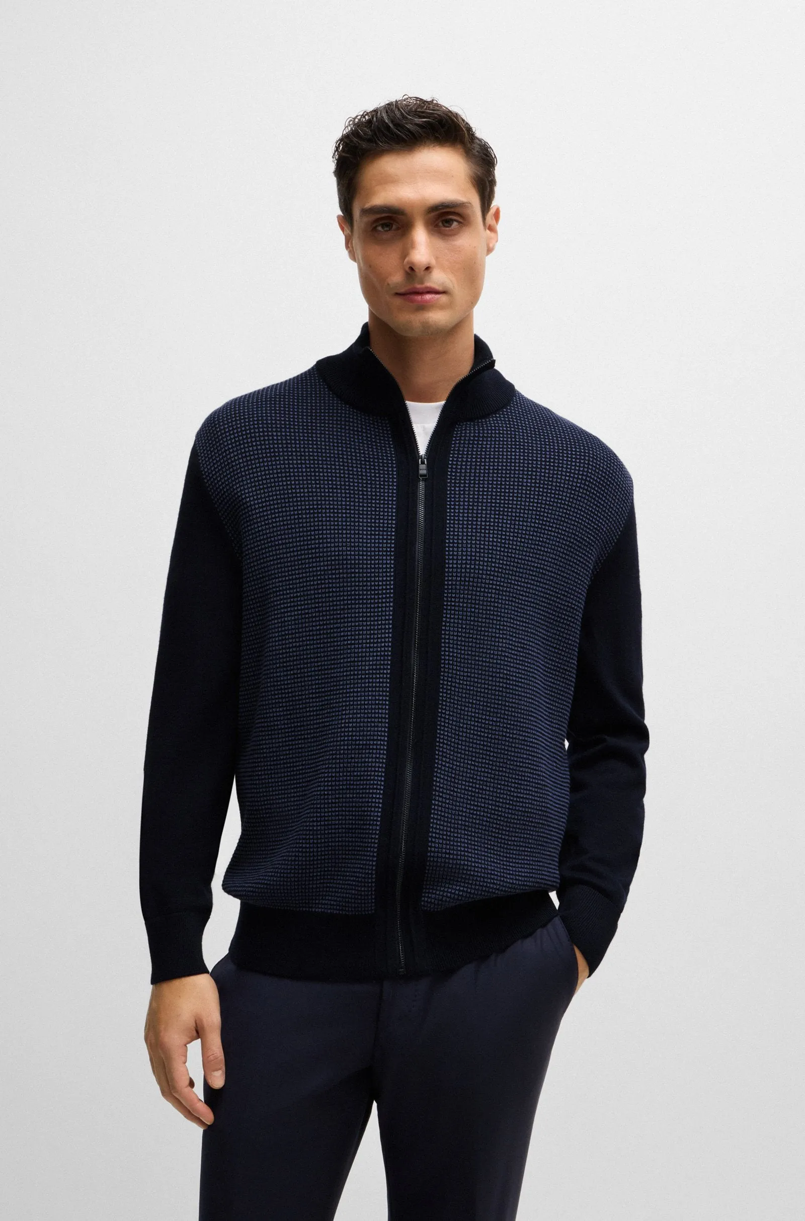 BOSS Sweaters Regular Fit in Wool - H-DAVETO 10261635 01-50519621