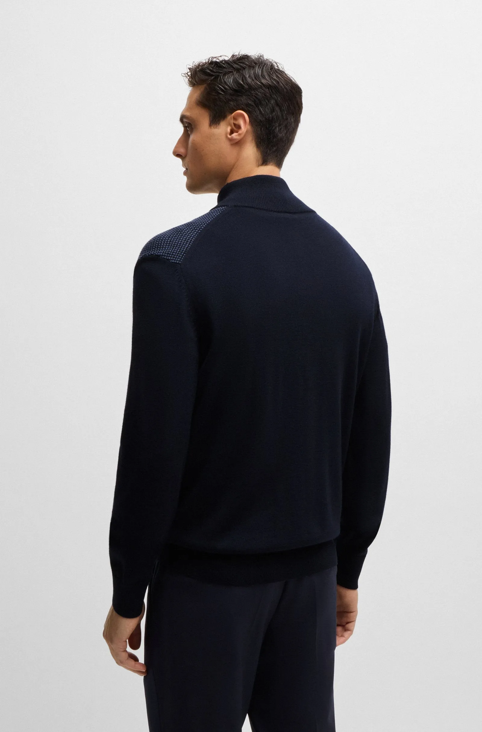 BOSS Sweaters Regular Fit in Wool - H-DAVETO 10261635 01-50519621