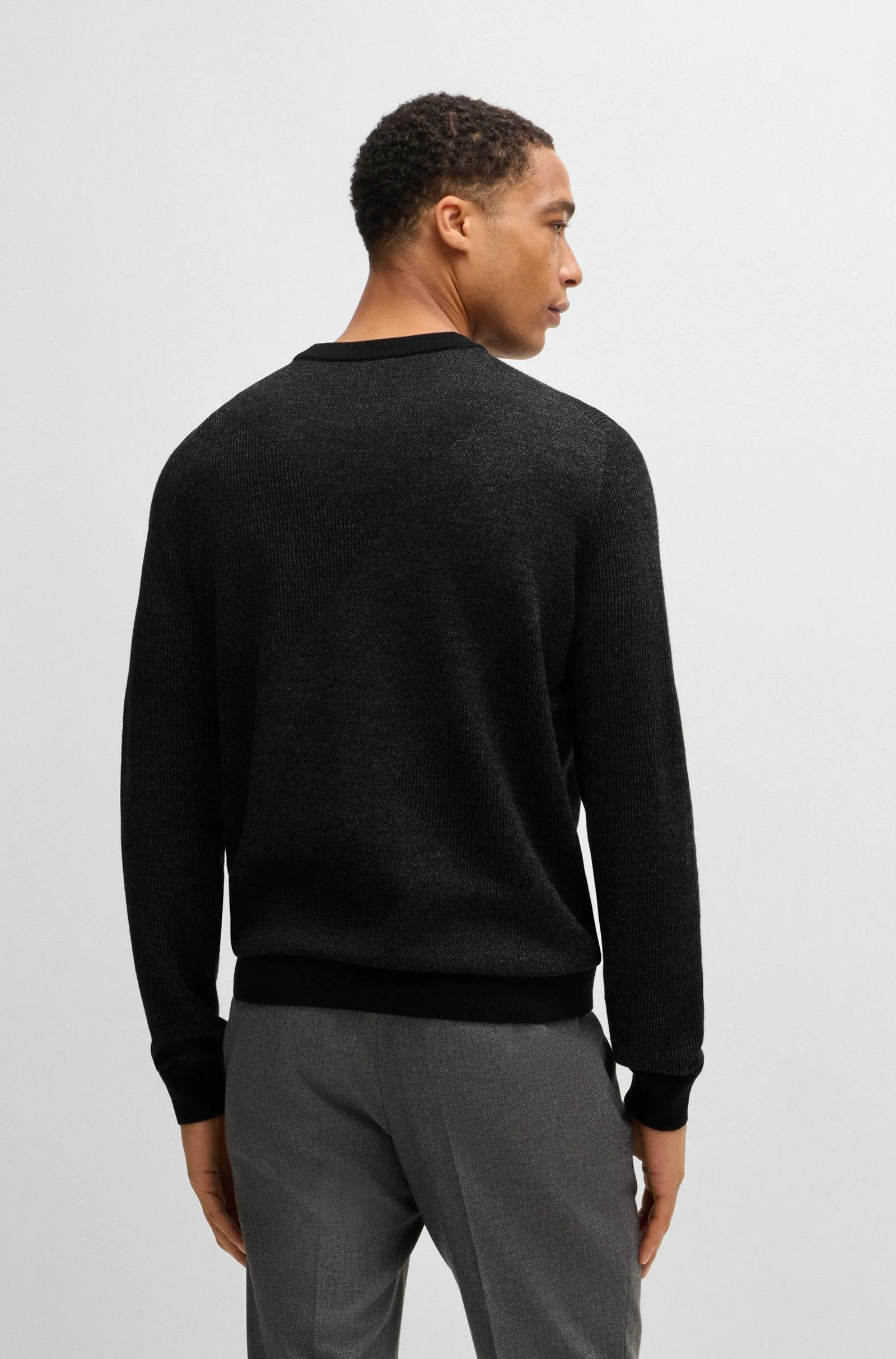 BOSS Sweaters Regular Fit in Wool - H-ECLAUS 10265502 01-50526845