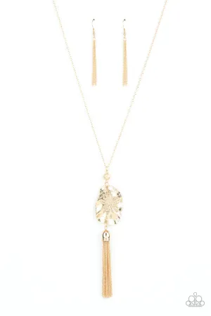 Botanical Beaches - Gold Necklace