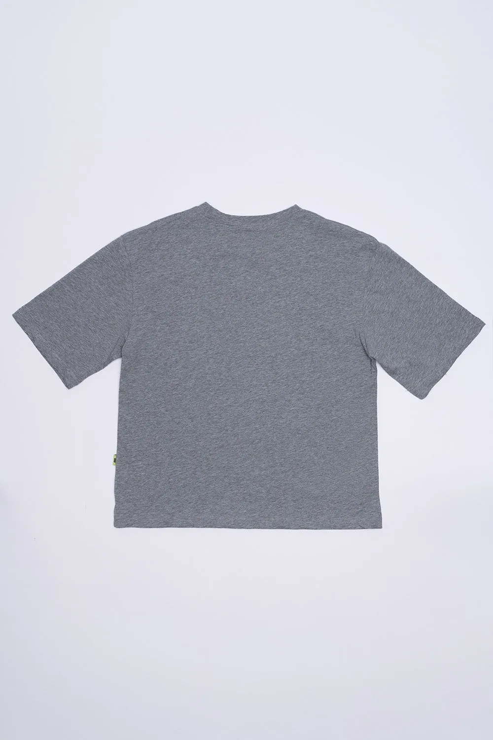 Boxy Fit Cotton TShirt - Grey