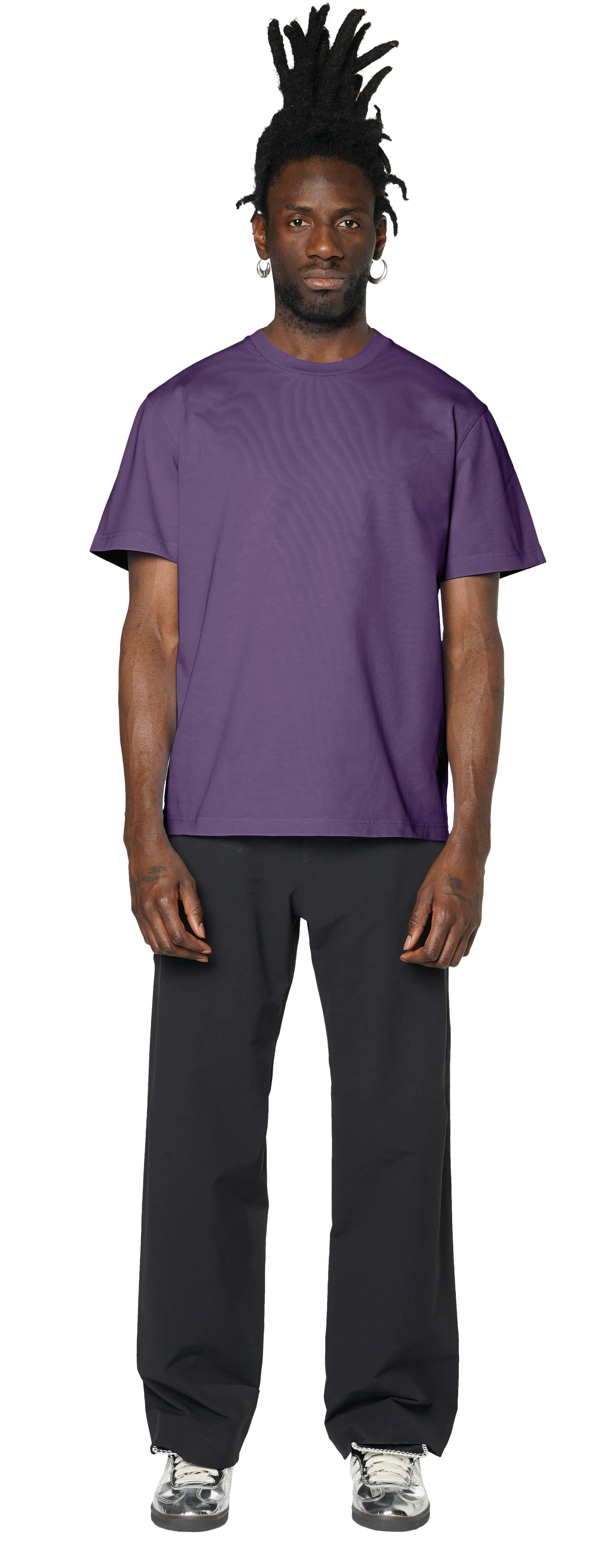 Boxy T-Shirt, Purple Dawn