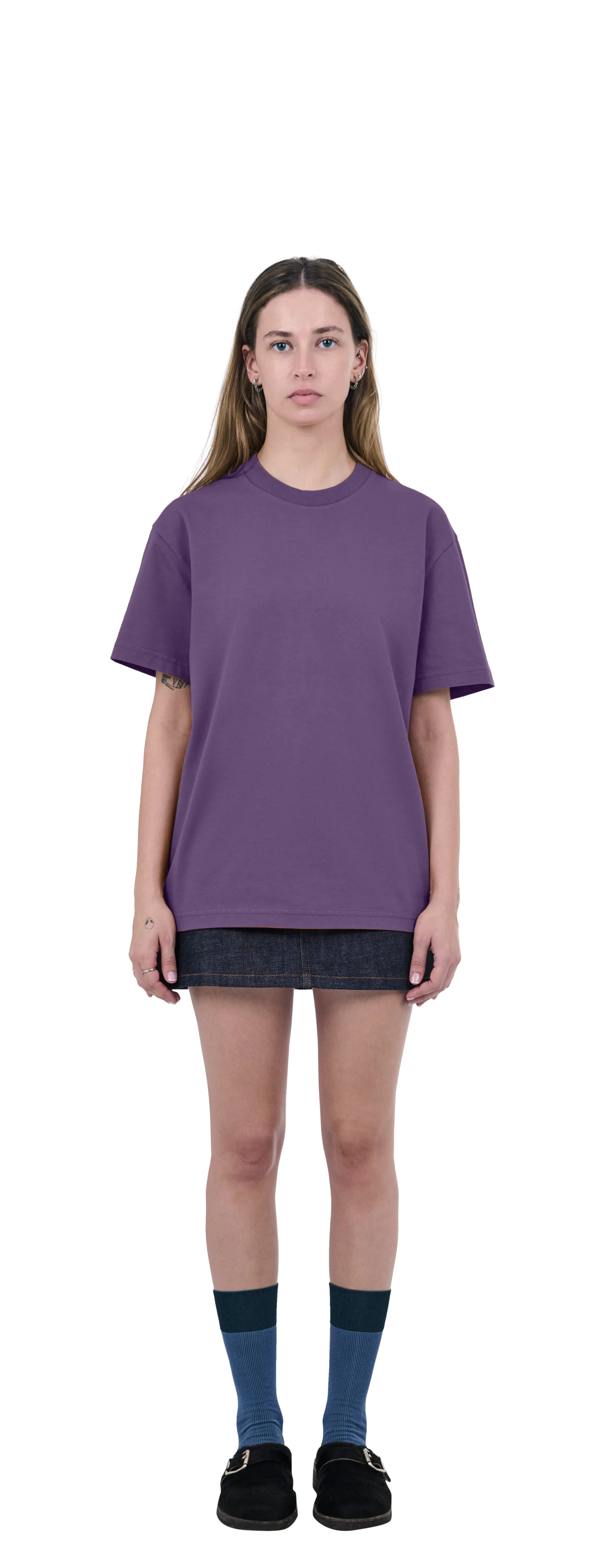 Boxy T-Shirt, Purple Dawn