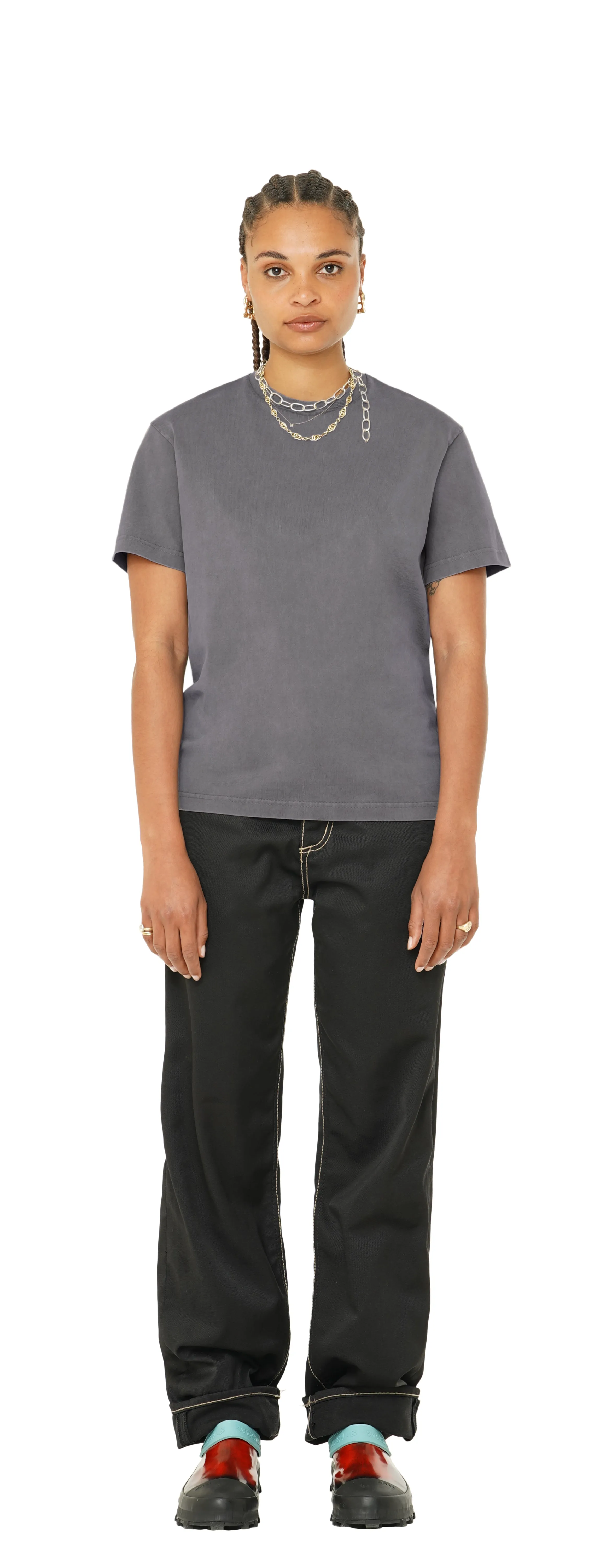 Boxy T-Shirt, Rock Dove