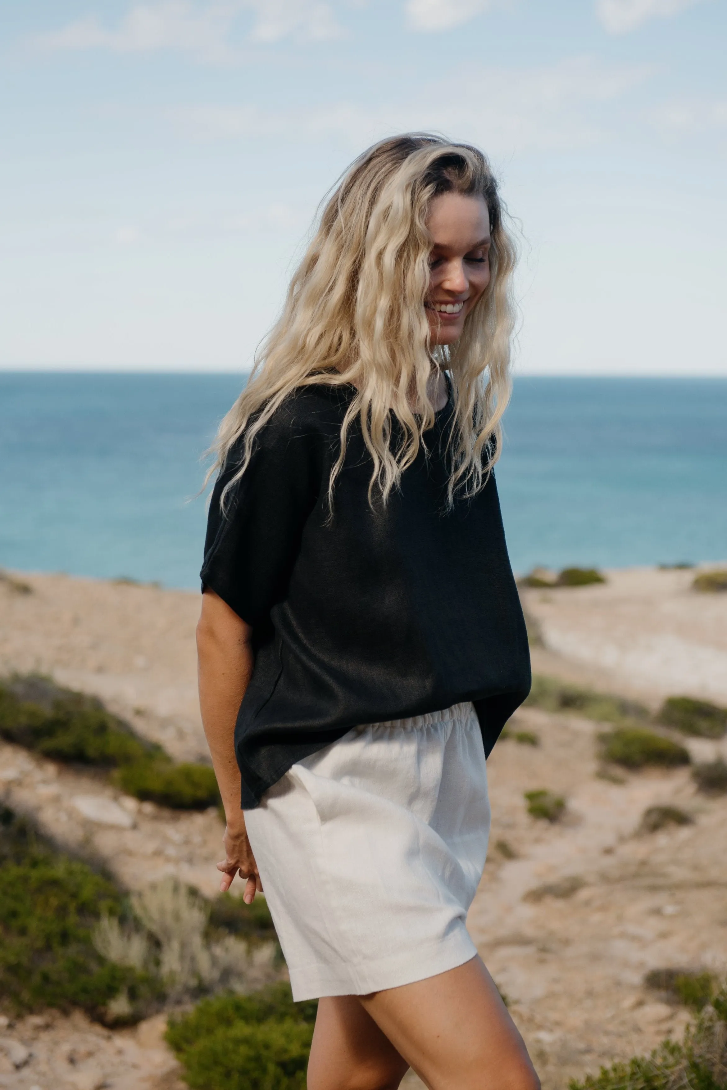 Boxy Top Black