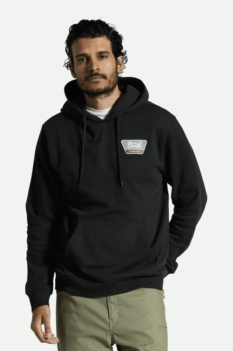 BRIXTON Linwood Hood - Black/Chinois Green/Sepia
