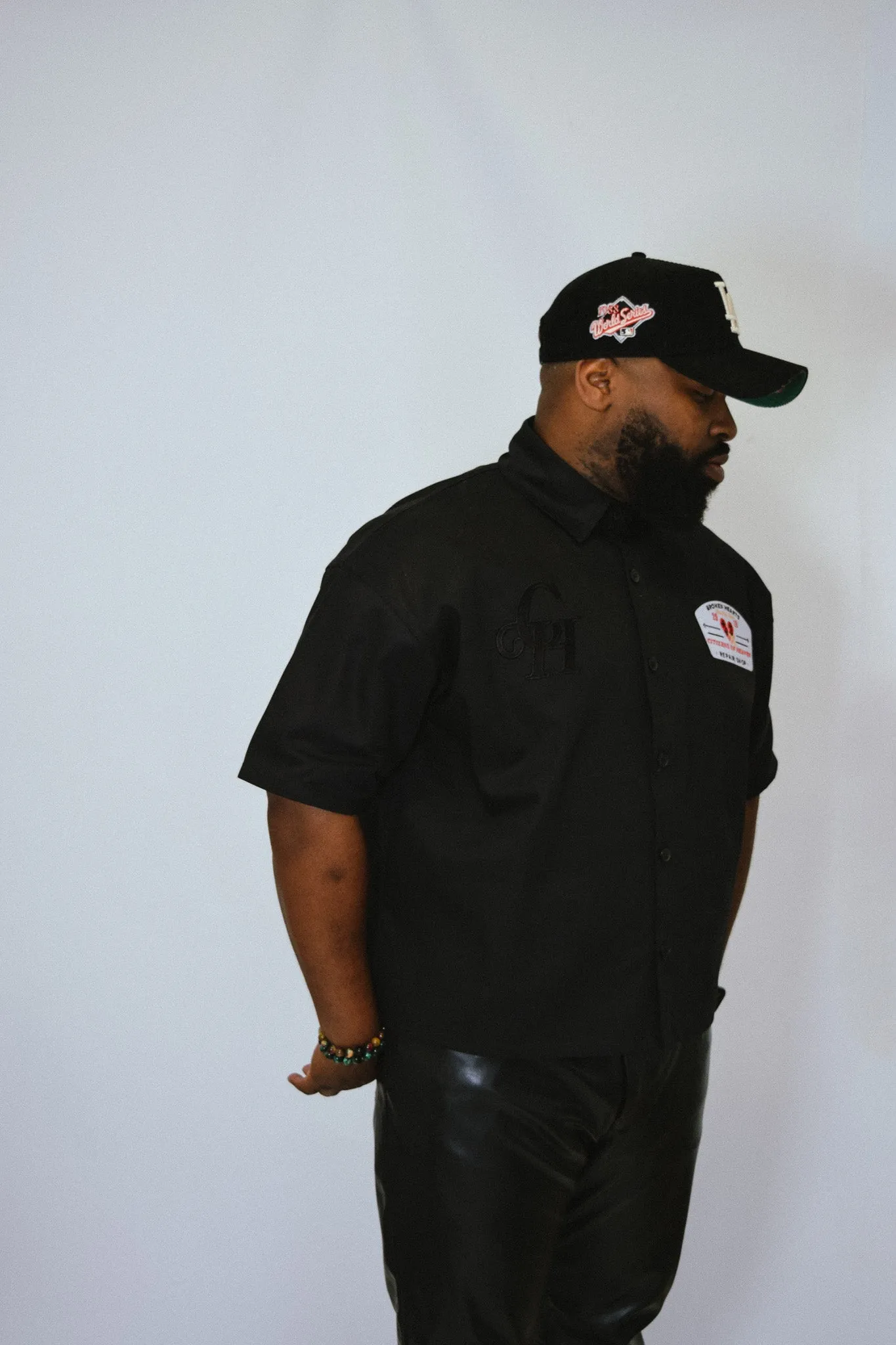 Broken Hearts Repair Shop Mechanic Shirt- Black