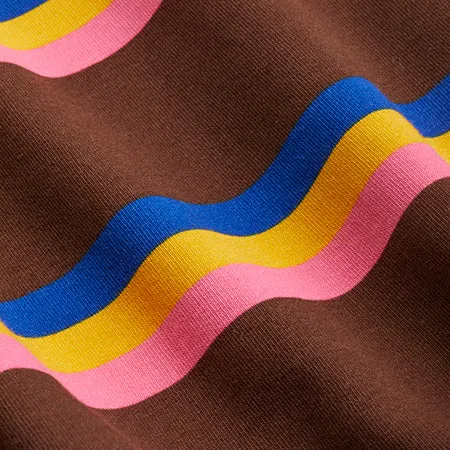 Brown Stripe Shorts