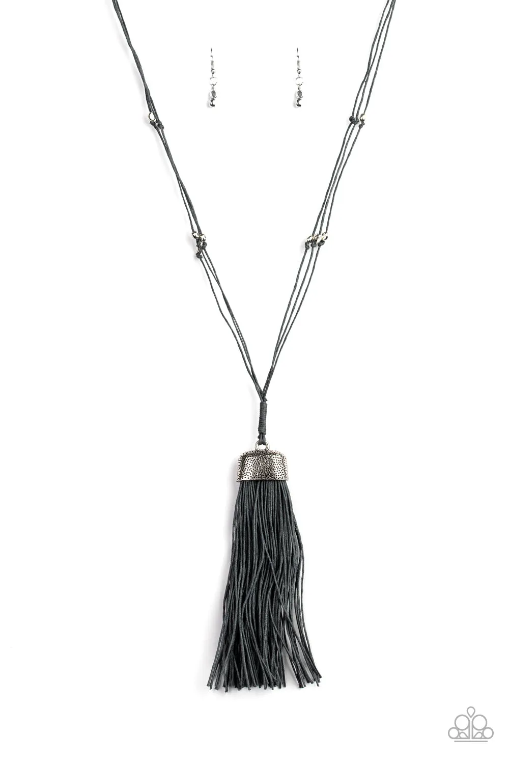 Brush It Off Silver Necklace