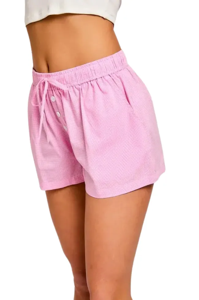Bubblegum Check Boxer Shorts