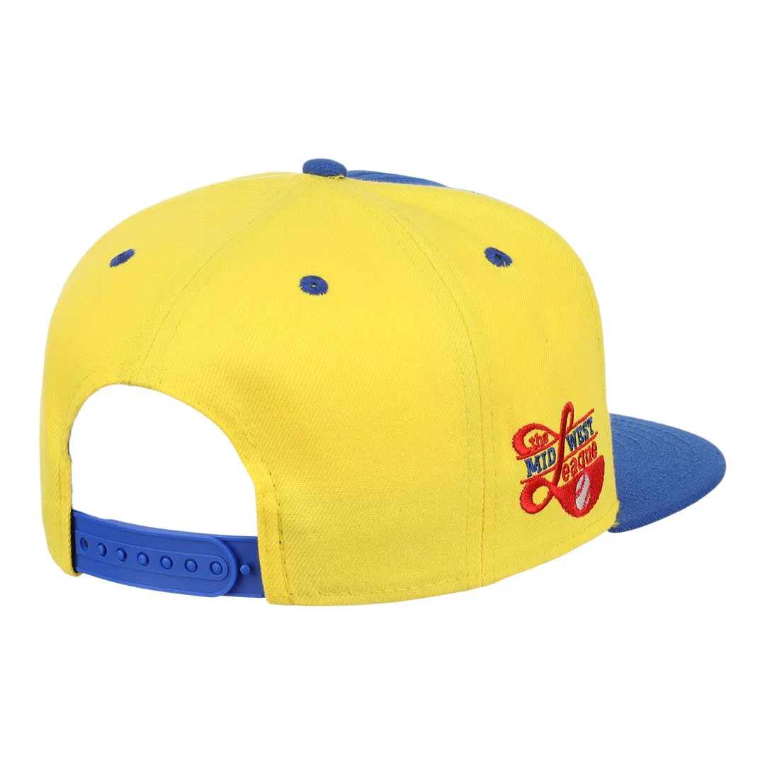 Burlington Bees EFF MiLB Vintage Snapback