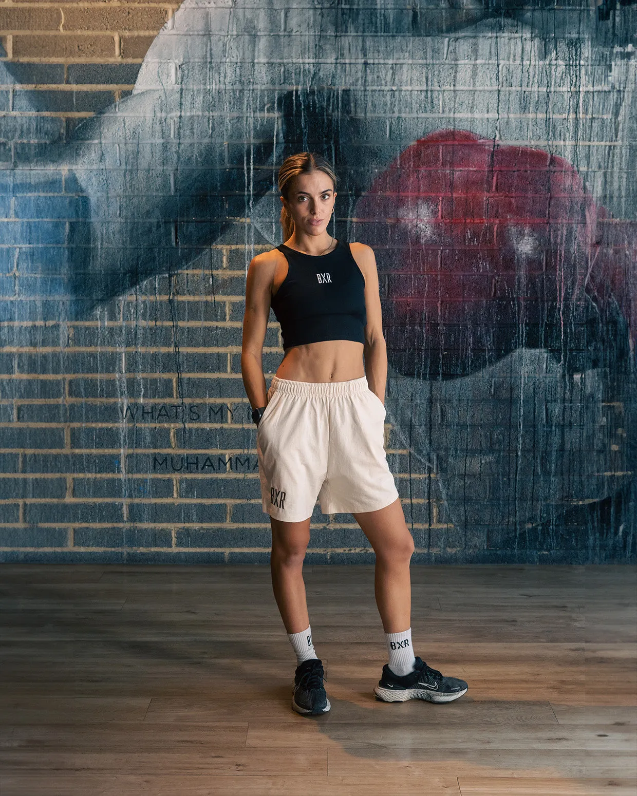 BXR Jogger Shorts (Beige)