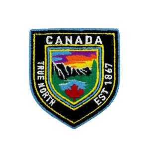 Canada iron-on embroidery patch