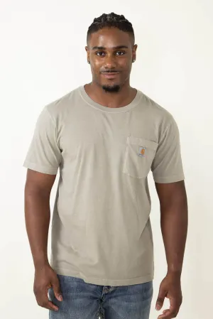 Carhartt Legacy Relaxed Fit Midweight Pocket T-Shirt for Men in Greige | 106252-E00-GREIGE