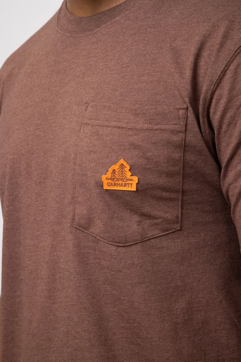 Carhartt Relaxed Fit Lightweight Pocket Tree T-Shirt for Men in Brown | 106535-B86-MOCHA