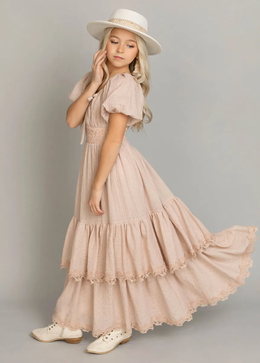 Casidy Dress in Shell