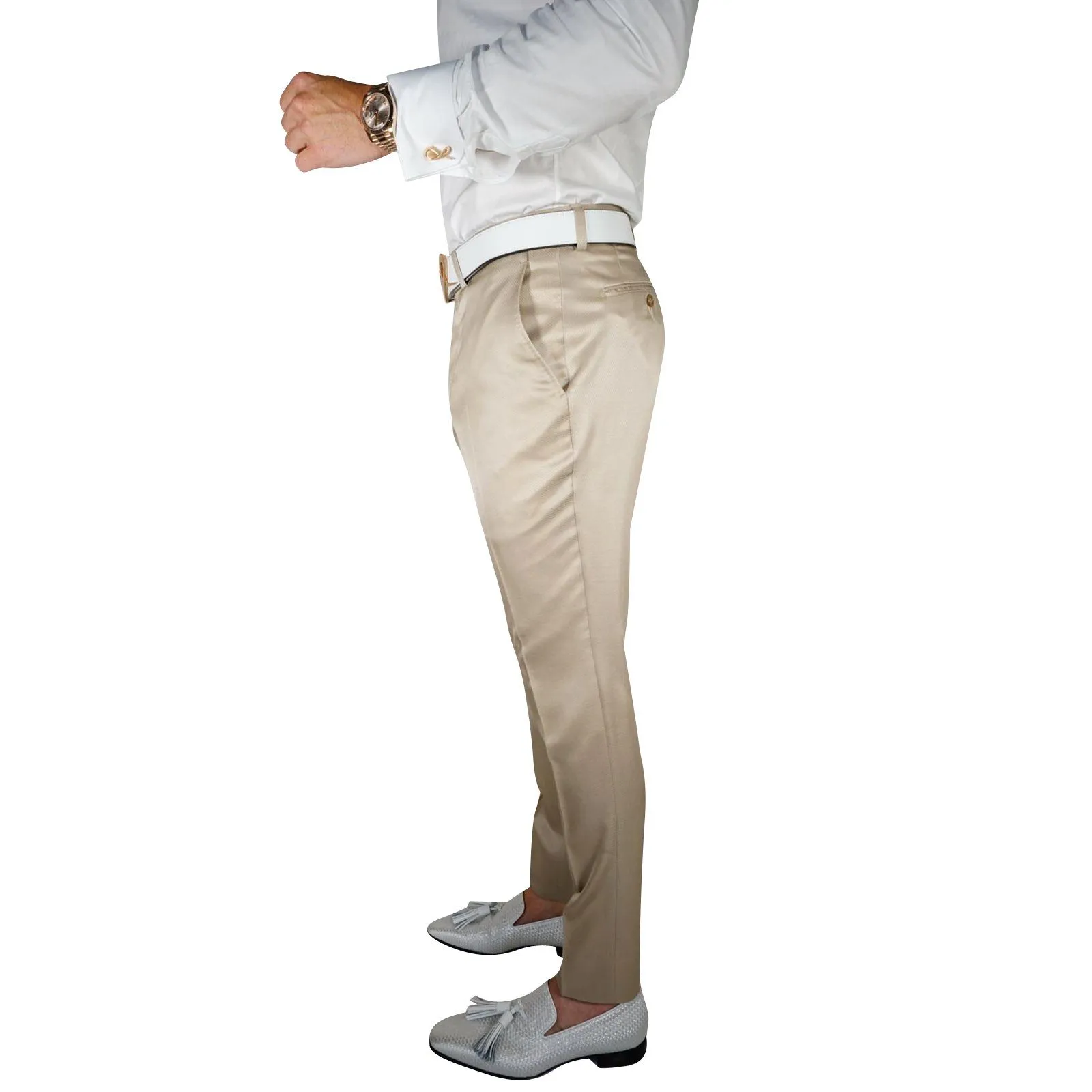 Champagne Oro Lucentezza Trousers