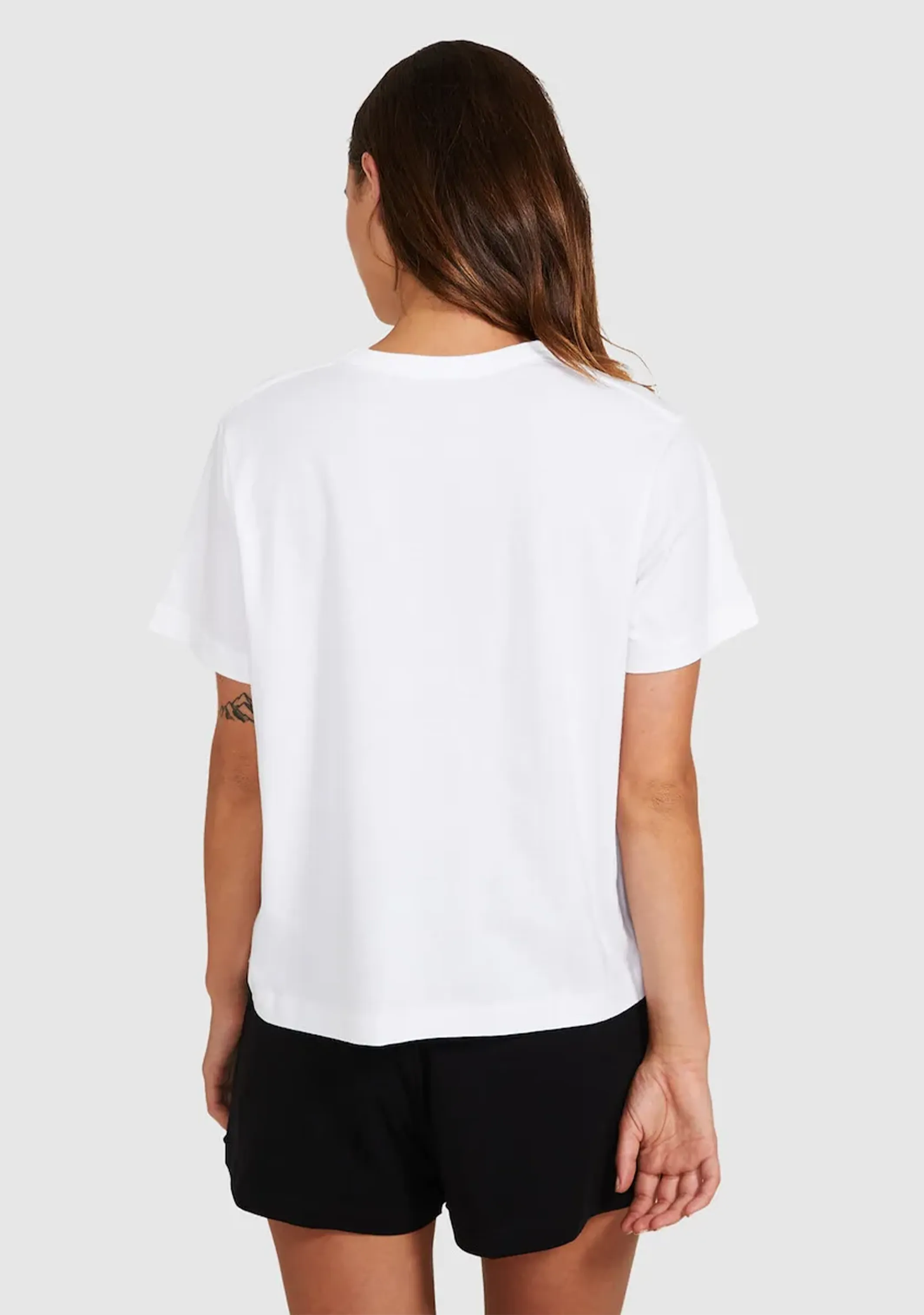 Champion Women's Script Crop Boxy Tee White