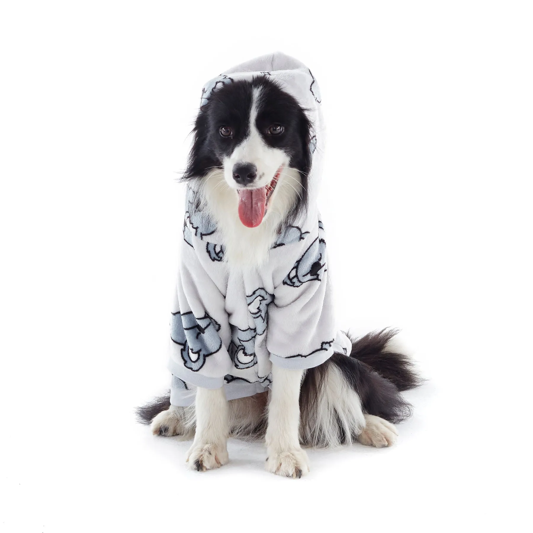 Charlie's Uggo Bearly Awake Dog Hoodie Small