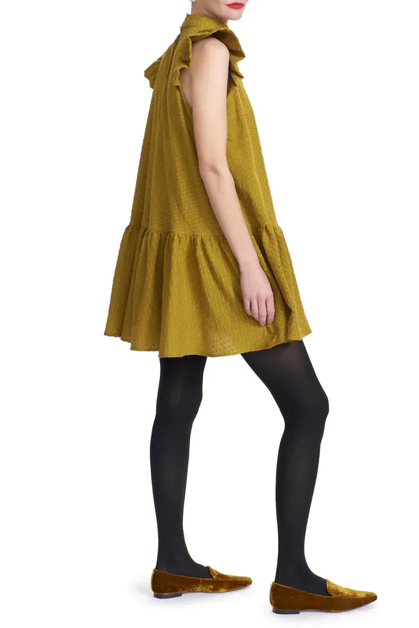 CHARLOTTE MINI DRESS - TOBACCO