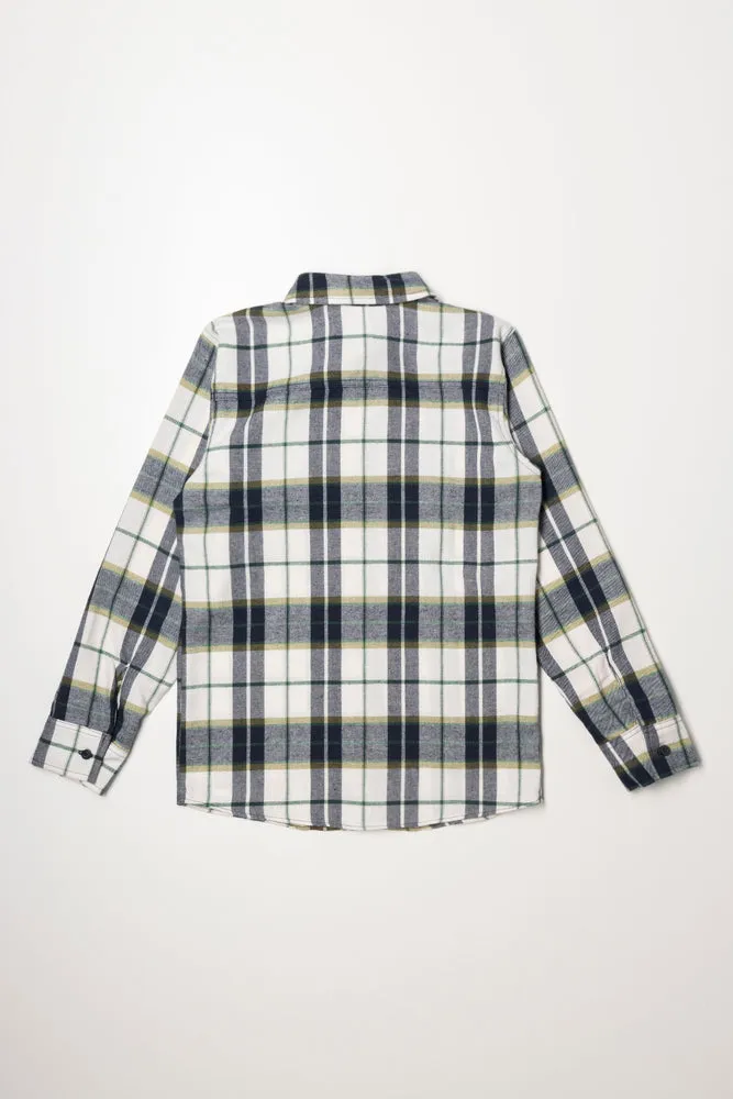 Check Shirt Green And Navy