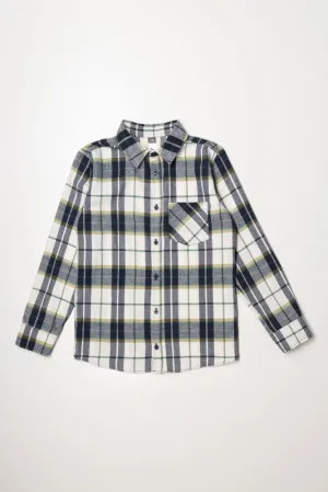 Check Shirt Green And Navy