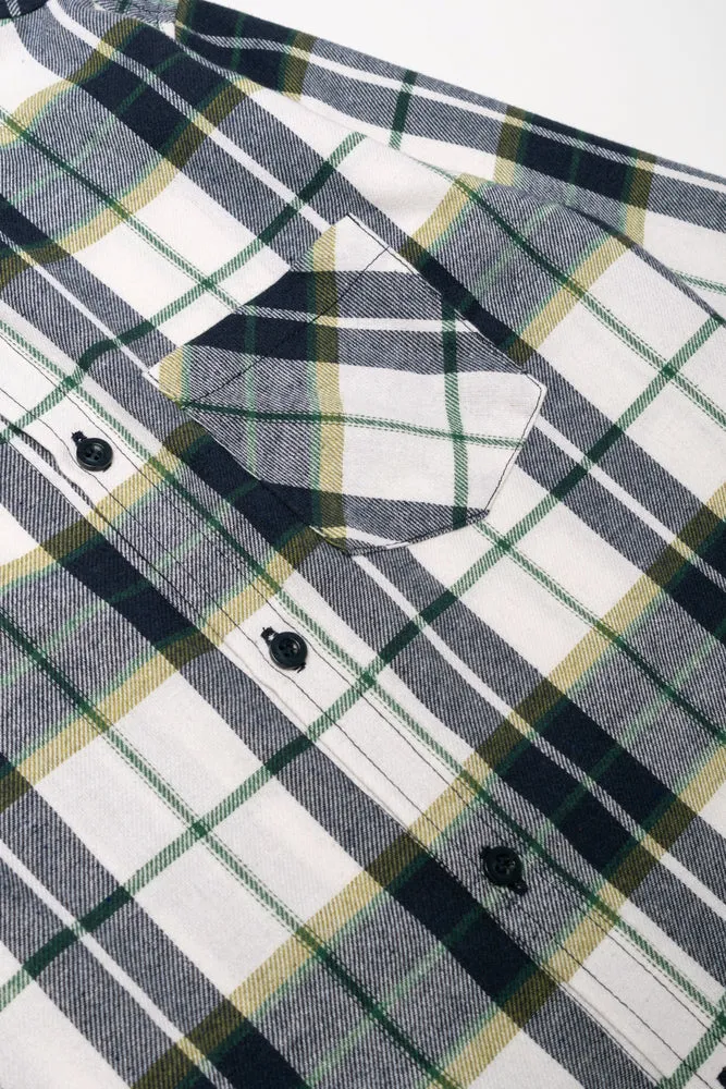 Check Shirt Green And Navy