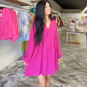 Cheers To Us Pink Dress