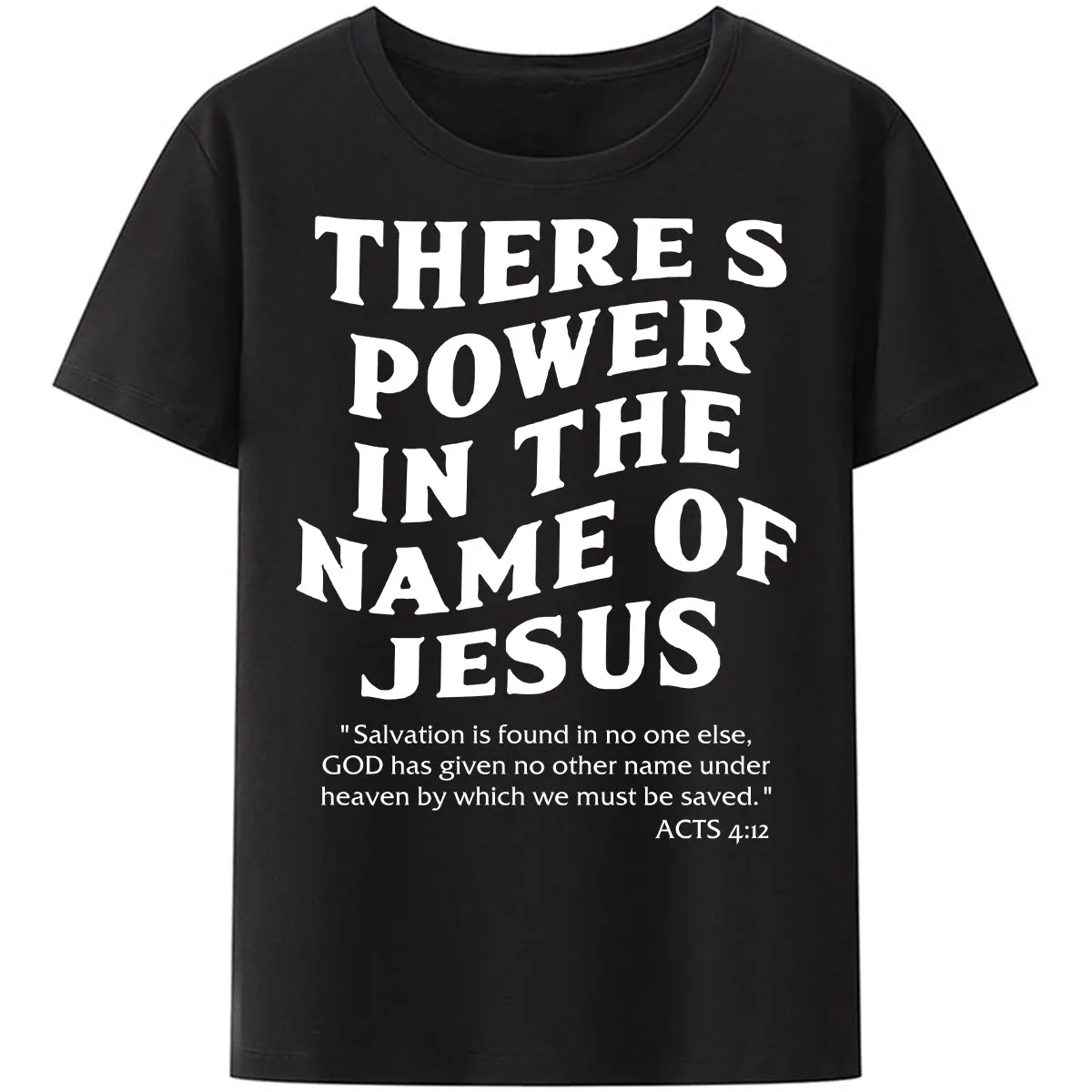 Christianartbag Funny T-Shirt, Christian Art Shirt, There Power In The Name Of Jesus T-Shirt, Unisex T-Shirt.