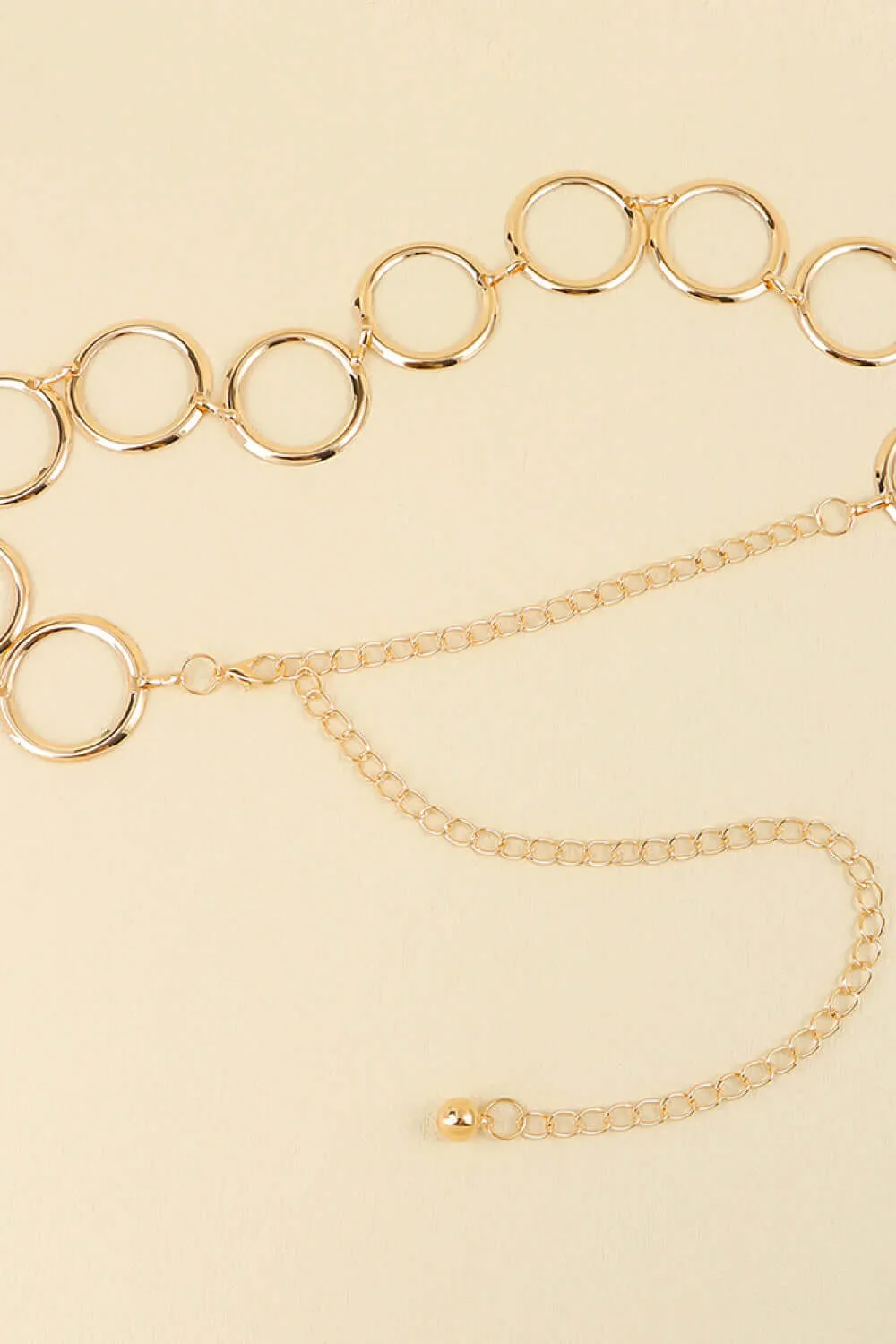 Circle Ring Chain Belt – Edgy Elegance in Every Link
