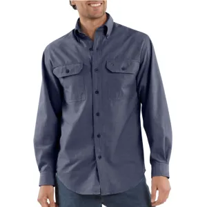 CL104368-XL-BKC Carhartt Mens Pocket L/S Shirt
