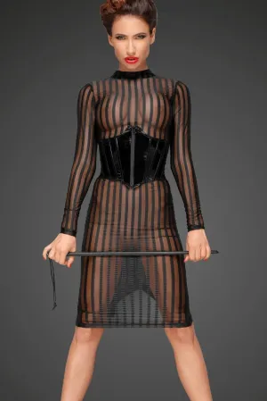 Classic Dress Made Of Elastic Tulle