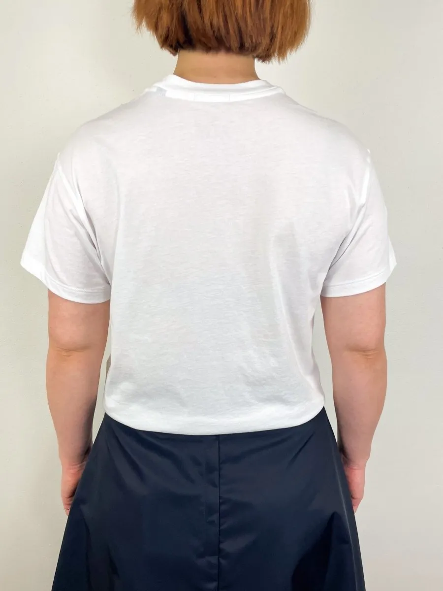 Classic Jersey Short Sleeve Boy Tee in White