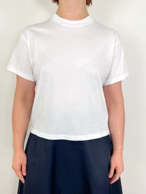 Classic Jersey Short Sleeve Boy Tee in White