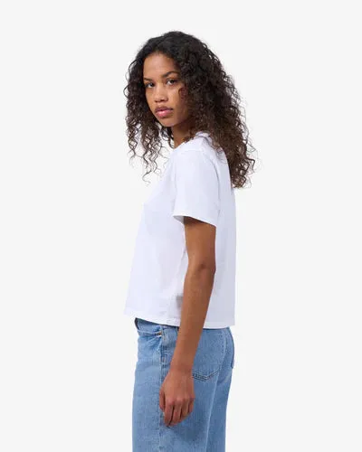 COLORFUL STANDARD Organic Boxy Crop Tee burned yellow