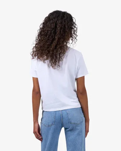 COLORFUL STANDARD Organic Boxy Crop Tee burned yellow