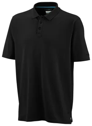 Columbia Men Black Elm Creek Polo T-Shirt