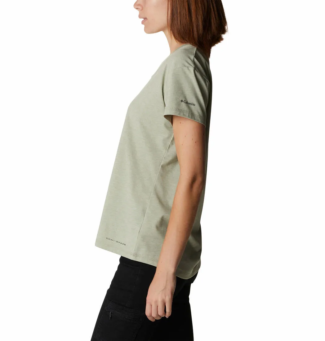 Columbia Women Green Sun Trek SS T-Shirt
