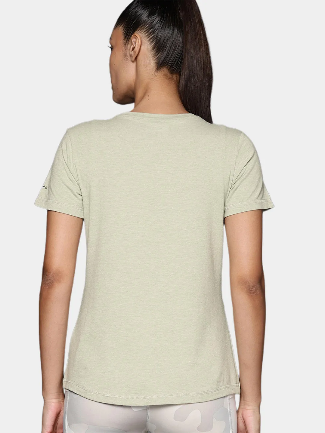Columbia Women Green Sun Trek SS T-Shirt