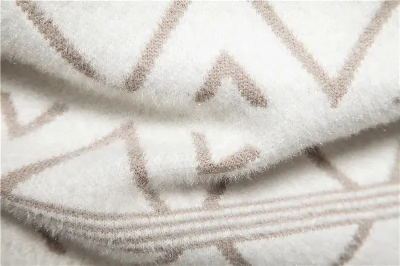 Comfortable, warm knitted sweater