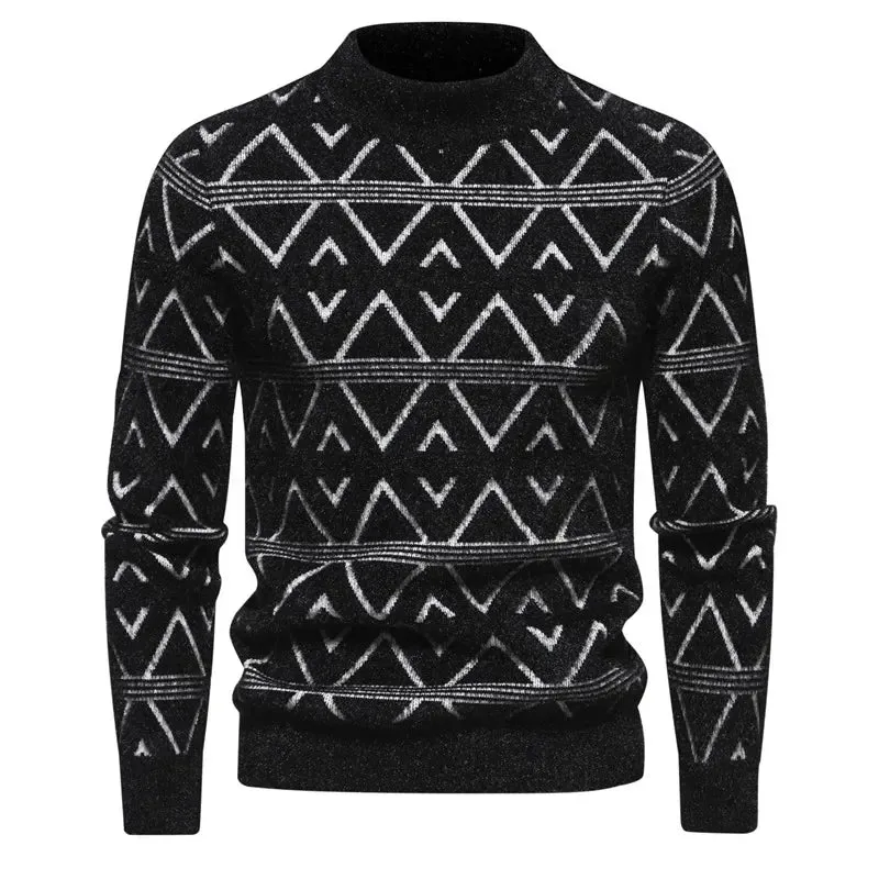 Comfortable, warm knitted sweater