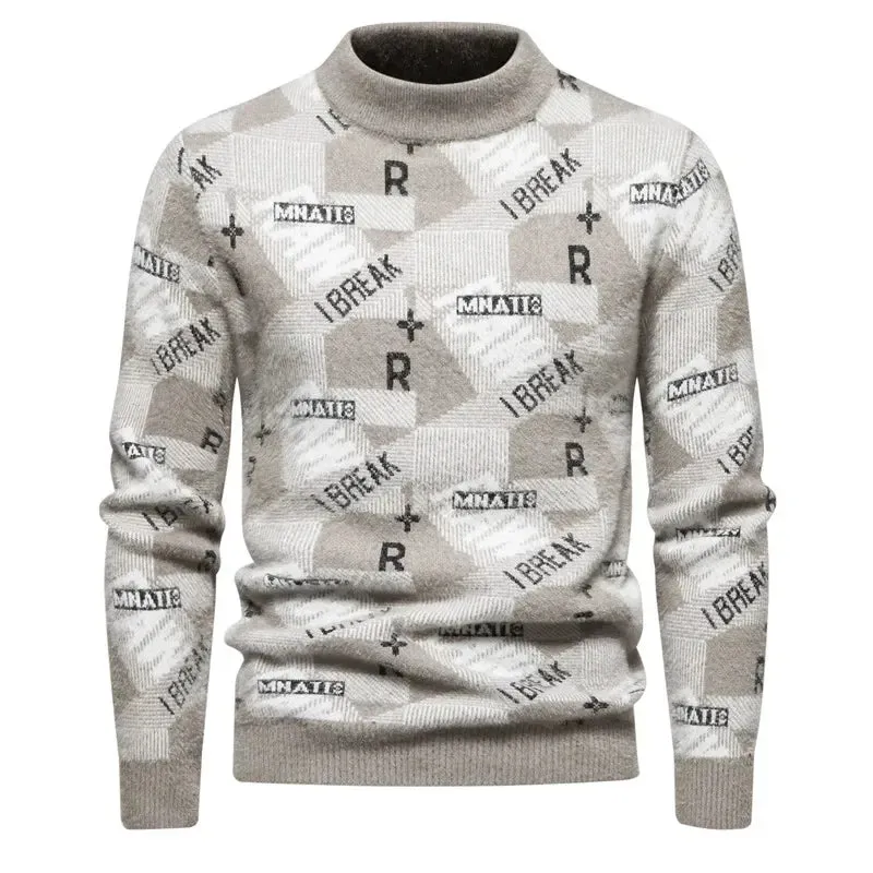 Comfortable, warm knitted sweater