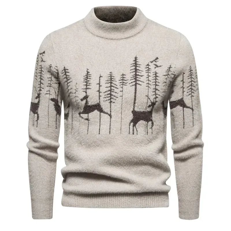 Comfortable, warm knitted sweater