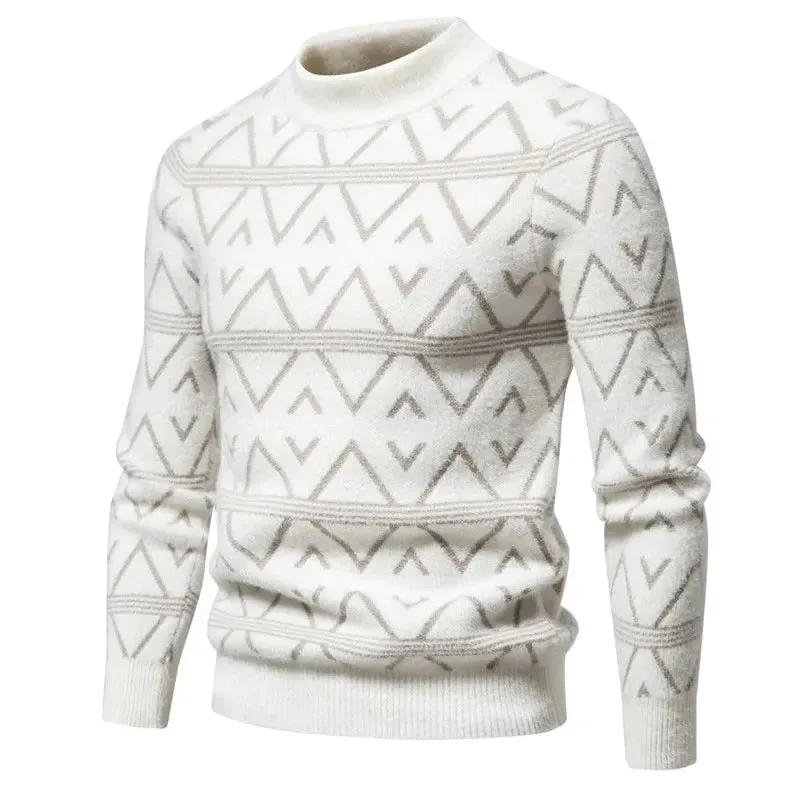 Comfortable, warm knitted sweater