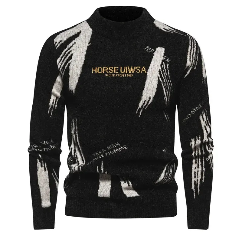 Comfortable, warm knitted sweater