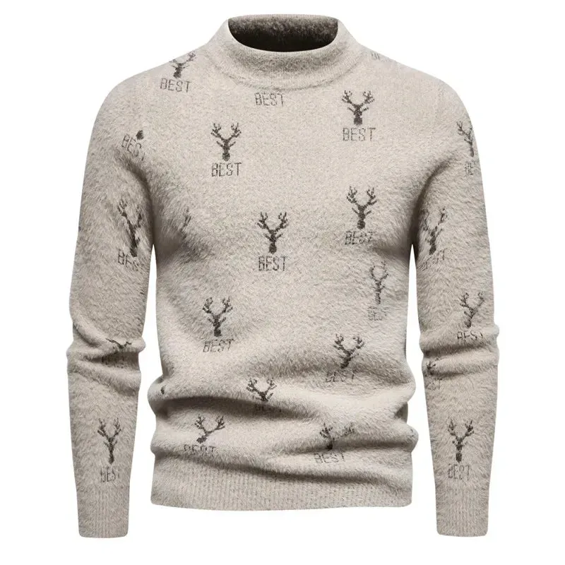 Comfortable, warm knitted sweater
