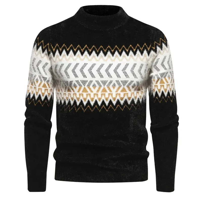 Comfortable, warm knitted sweater