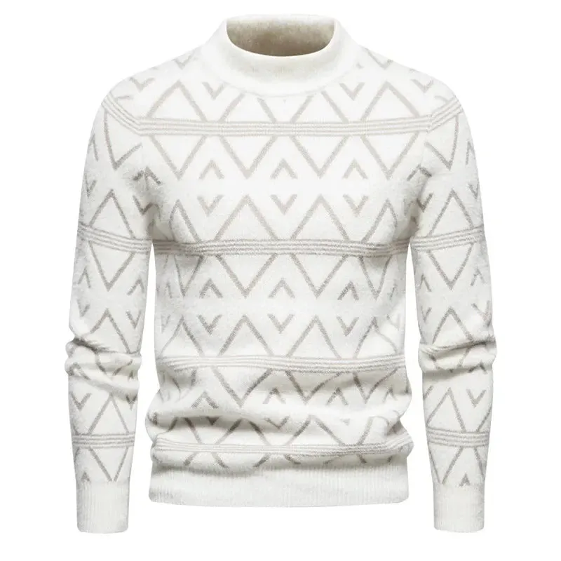 Comfortable, warm knitted sweater